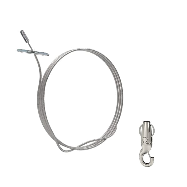 Gripple - Angel sortie latérale crochet N°1 câble 3m embout Butée