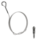 Gripple - Angel Mini Helix sortie latérale câble (15kg) 5m embout Crochet