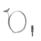 Gripple - Angel Mini Helix sortie laterale crochet (5kg) cable 4m embout Clip TCW
