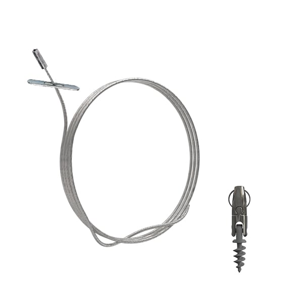 Gripple - Angel Mini Helix sortie latérale câble (15kg) 5m embout Butée