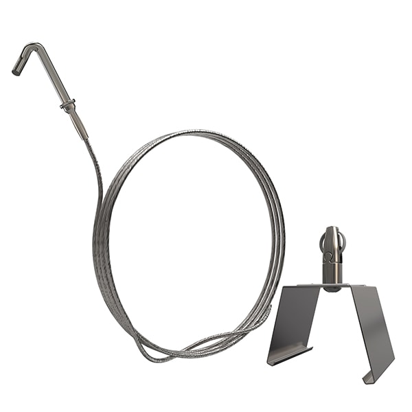 Gripple - Angel MT sortie latérale N°1 (15 kg) câble 3m embout Bac Acier