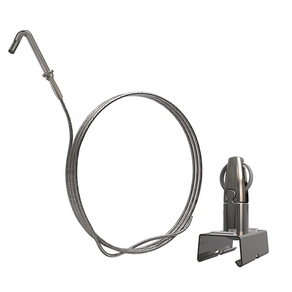 Gripple - Angel OT sortie latérale N°1 (15 kg) câble 3m embout Bac Acier