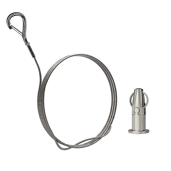 Gripple - Angel sortie latérale disque N°1 câble 5m embout Crochet