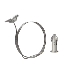 Gripple - Angel sortie latérale disque N°1 câble 1m embout TCW