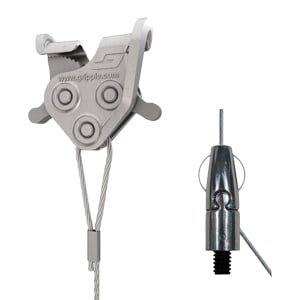 Gripple - C-Clip Angel M6 N1 (15kg) câble longueur 1m pour CTI6