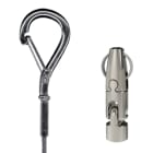 Gripple - Angel sortie latérale rotule taraudée M6 N°1 câble 5m embout Crochet