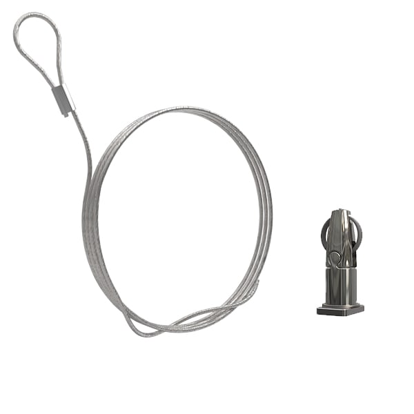 Gripple - Angel T19 sortie latérale N°1 (15 kg) câble 3m embout Boucle