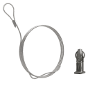 Gripple - Angel T19 sortie latérale N°1 (15 kg) câble 4m embout Boucle