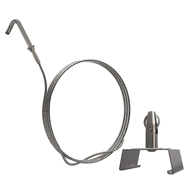 Gripple - Angel UT2 sortie latérale N°1 (15 kg) câble 1m embout Bac Acier