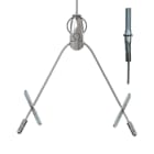 Gripple - Angel Y sortie laterale, brins 150mm Butées, cable 4m embout Fileté M6