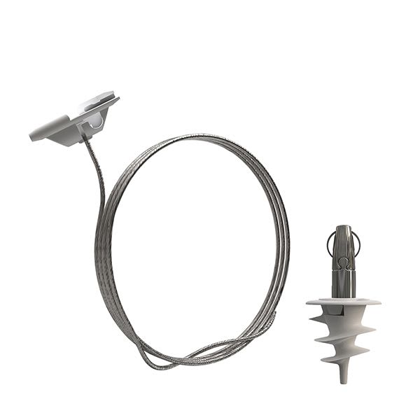 Gripple - Angel Helix sortie centrale crochet (5kg) câble 2m embout Clip TCW