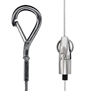 Gripple - Angel CENTRALE M6X12 câble N1 5m embout Crochet