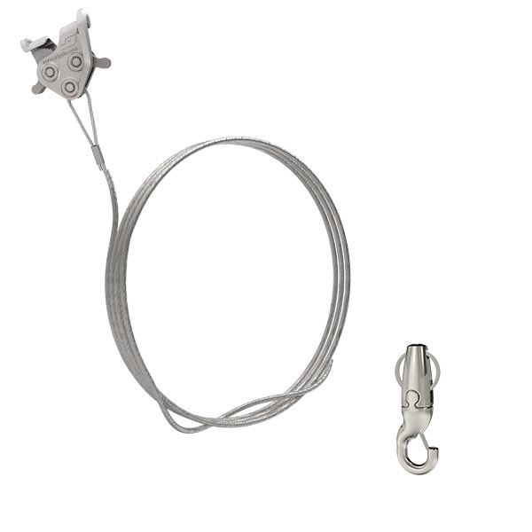 Gripple - C-Clip Angel N1 (15kg) câble longueur 1m pour CTI6
