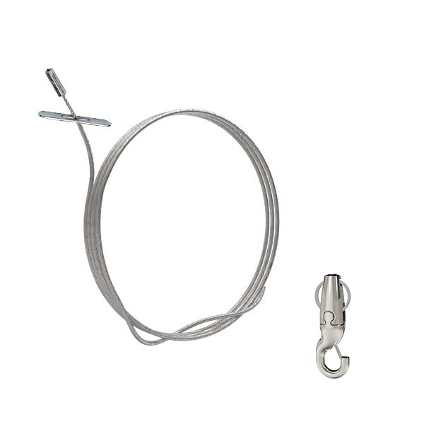 Gripple - Angel sortie latérale crochet N°1 câble 5m embout Butée