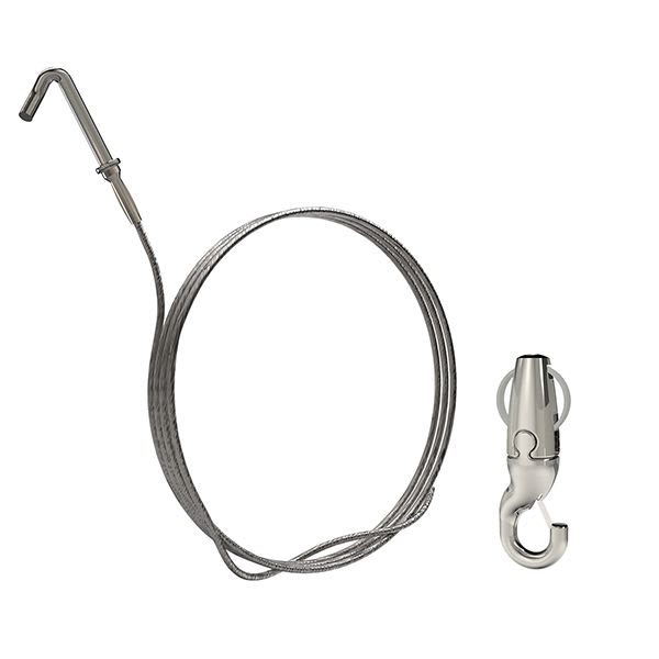 Gripple - Angel sortie latérale crochet N°1 câble 3m embout Bac Acier