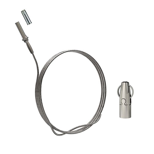 Gripple - Angel sortie lat. taraudé M6 N°1 câble 3m embout fileté M6