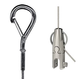 Gripple - Angel latérale signalétique câble N1 4m embout Crochet