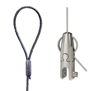 Gripple - Angel latérale signalétique câble N1 1m embout Boucle