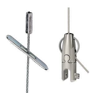 Gripple - Angel latérale signalétique câble N1 2m embout Butée