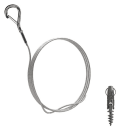 Gripple - Angel Mini Helix sortie latérale câble (15kg) 3m embout Crochet