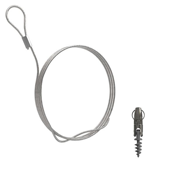 Gripple - Angel Mini Helix sortie latérale câble (15kg) 5m embout Boucle