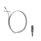 Gripple - Angel Mini Helix sortie latérale câble (15kg) 1m embout Butée