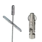 Gripple - Angel sortie latérale rotule taraudée M6 N°1 câble 4m embout Butée