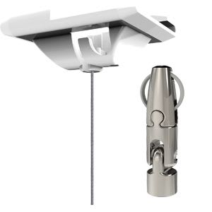 Gripple - Angel sortie latérale rotule taraudée M6 N°1 câble 5m embout clip TCW