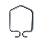 Gripple - Sachet de 100 clips ressort trou borgne 6 à 8mM (45 kg 3:1)