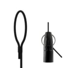 Gripple - Angel sortie lat. noir taraudé M6 N°1 câble 1m embout Boucle