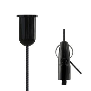 Gripple - Angel sortie lat. fil.noir M6x12mm N°1 câble 5m emb.  Déco M6