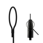 Gripple - Angel sortie latérale fil.noir M6x12mm N°1 câble 2m emb.  Boucle