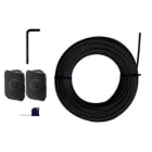 Gripple - Cable Tendu Interieur horizontal noir CTI3 L=4m (30 kg)