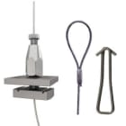 Gripple - Kit de 4 suspensions L=2M pour cassette de climatisation avec ancrage béton