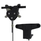 Gripple - Trapèze TPZGR noir pour gaine rectangulaire N2 (45K) L=4m embout C-Clip 6 mm