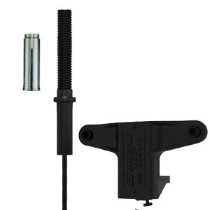 Gripple - Trapèze TPZGR noir pour gaine rectangulaire N2 (45kg) L=2m embout Fileté M8