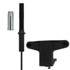 Gripple - Trapèze TPZGR noir pour gaine rectangulaire N2 (45kg) L=1m embout Fileté M8