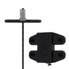 Gripple - Trapèze TPZPL noir pour plénum N2 (45kg) L=2m embout butée