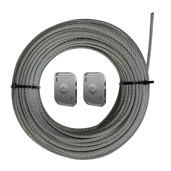 Gripple - Câble Tendu Intérieur horizontal CTI6 L=6 m. Charge maxi 100 kg