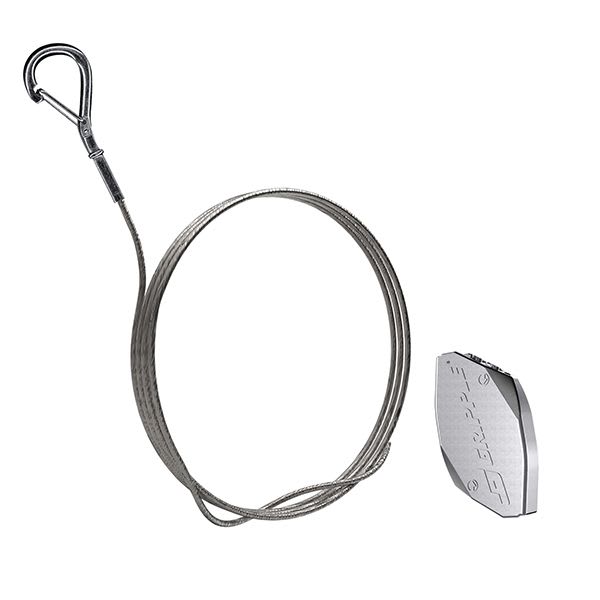 Gripple - Système de suspension par câble HF Classic N° 3 (90kg) L=4m embout Crochet