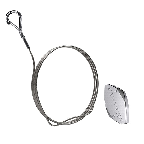 Gripple - Système de suspension par câble HF Classic N° 3 (90kg) L=2m embout Crochet