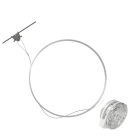 Gripple - Système de suspension par fil nylon InvisiGrip N° 1 (5kg) L=1m embout C-Clip 3mm