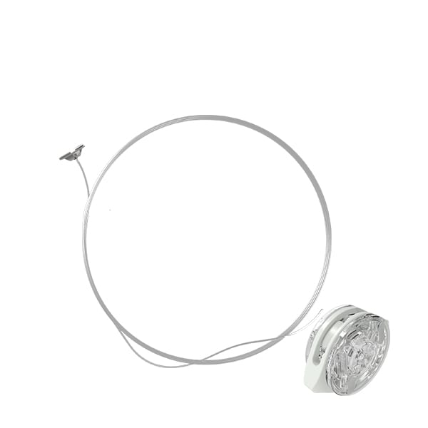 Gripple - Système de suspension par fil nylon InvisiGrip N° 1 (5kg) L=5m embout TCW