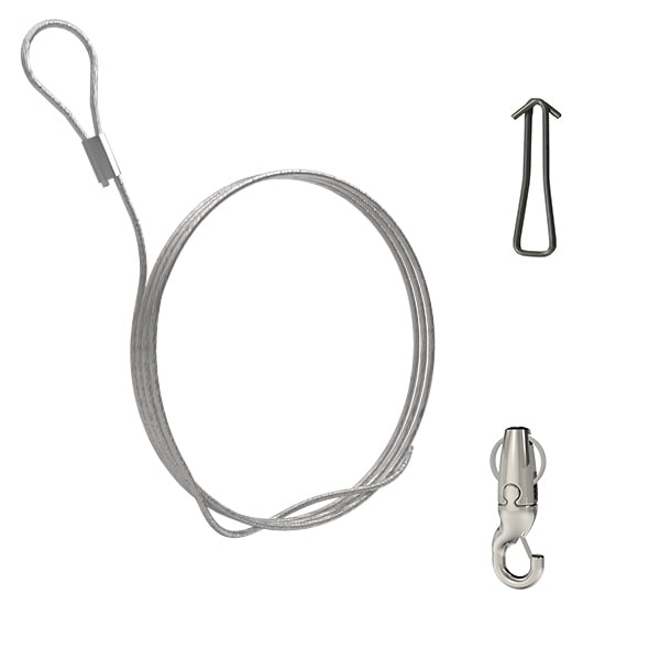 Gripple - Kit Angel pr baffle acoustique horizontal 1m boucle, par 6