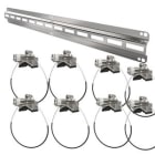 Gripple - Support tuyauterie LPB120 et 8 CRU-QTC en Kit