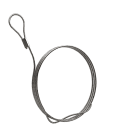 Gripple - Câble de Ø 2,5 mm de longueur 5 m avec un embout boucle serti à l'extrémité
