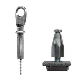 Gripple - Trapèze Plus RF N2 (45kg) câble L=3m embout oeillet - F120=2,5kg