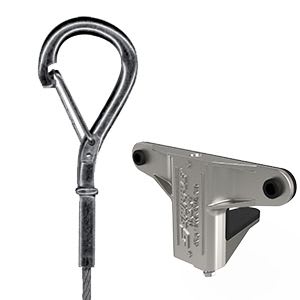 Gripple - Trapèze TPZGR pour gaine rectangulaire N2 (45kg) L=3m embout Crochet