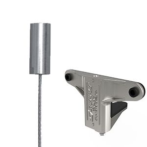 Gripple - Trapèze TPZGR pour gaine rectangulaire N2 (45kg) L=4m embout Taraudé M8