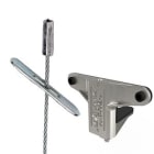 Gripple - Trapèze TPZGR pour gaine rectangulaire N2 (45kg) L=4m embout Butée